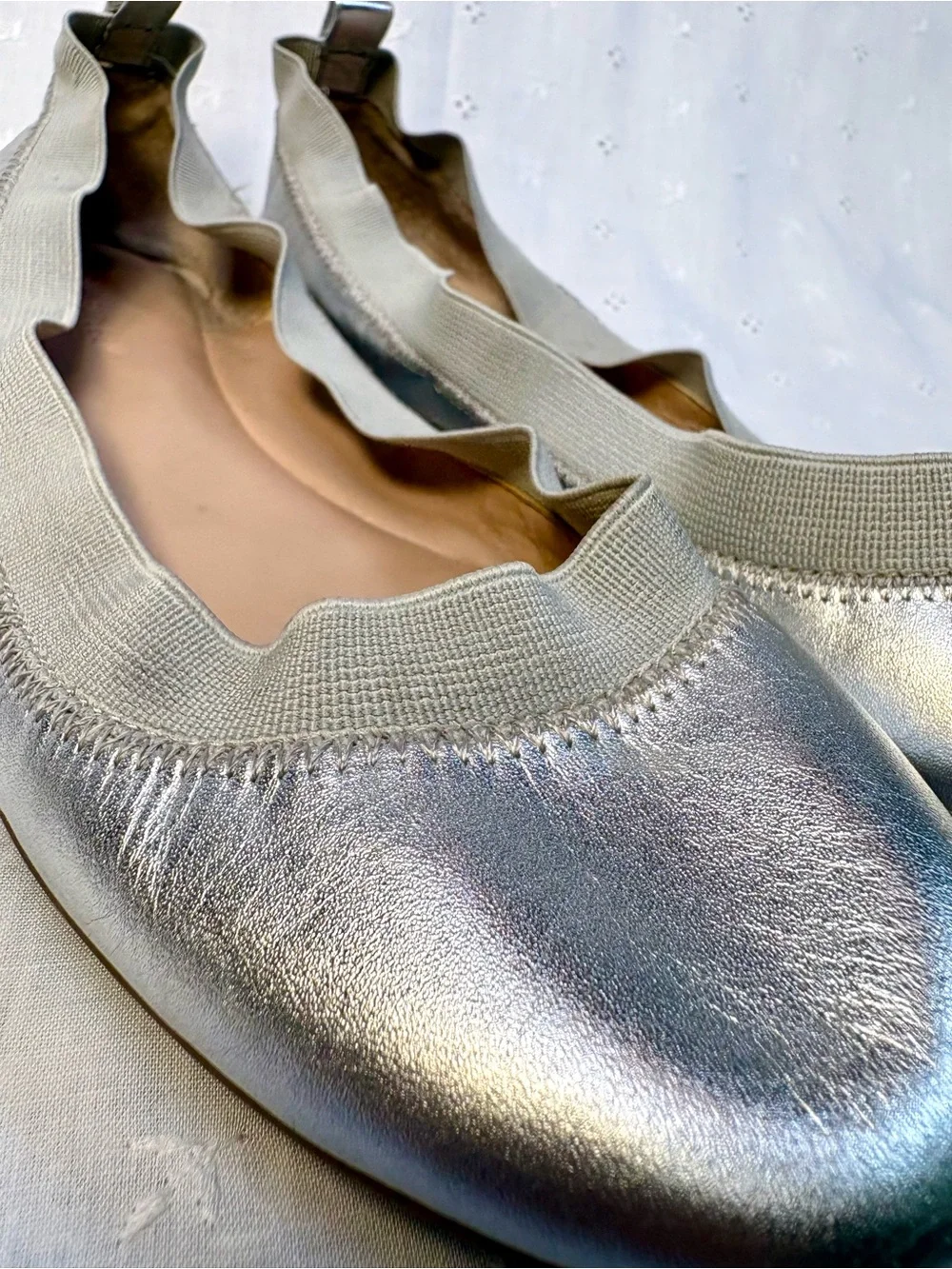 Banana Republic sleek metallic